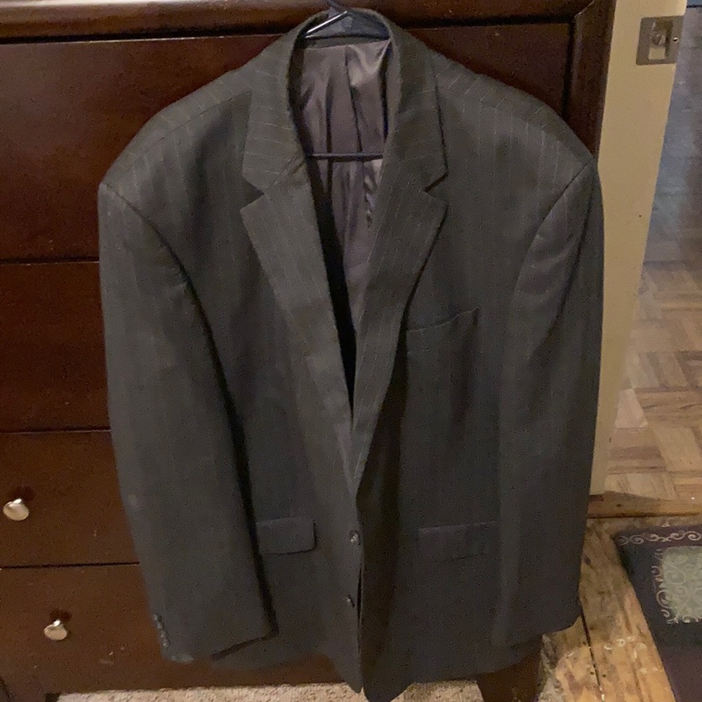 Chaps pinstripe suit jacket